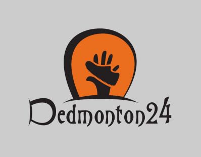 Dedmonton24 logo for a 24 hour footrace in Edmonton, Alberta.