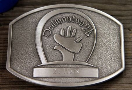 Dedmonton24 finishers belt buckle.