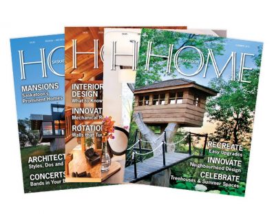 HOME Magazine design/layout - created at Tap Communications